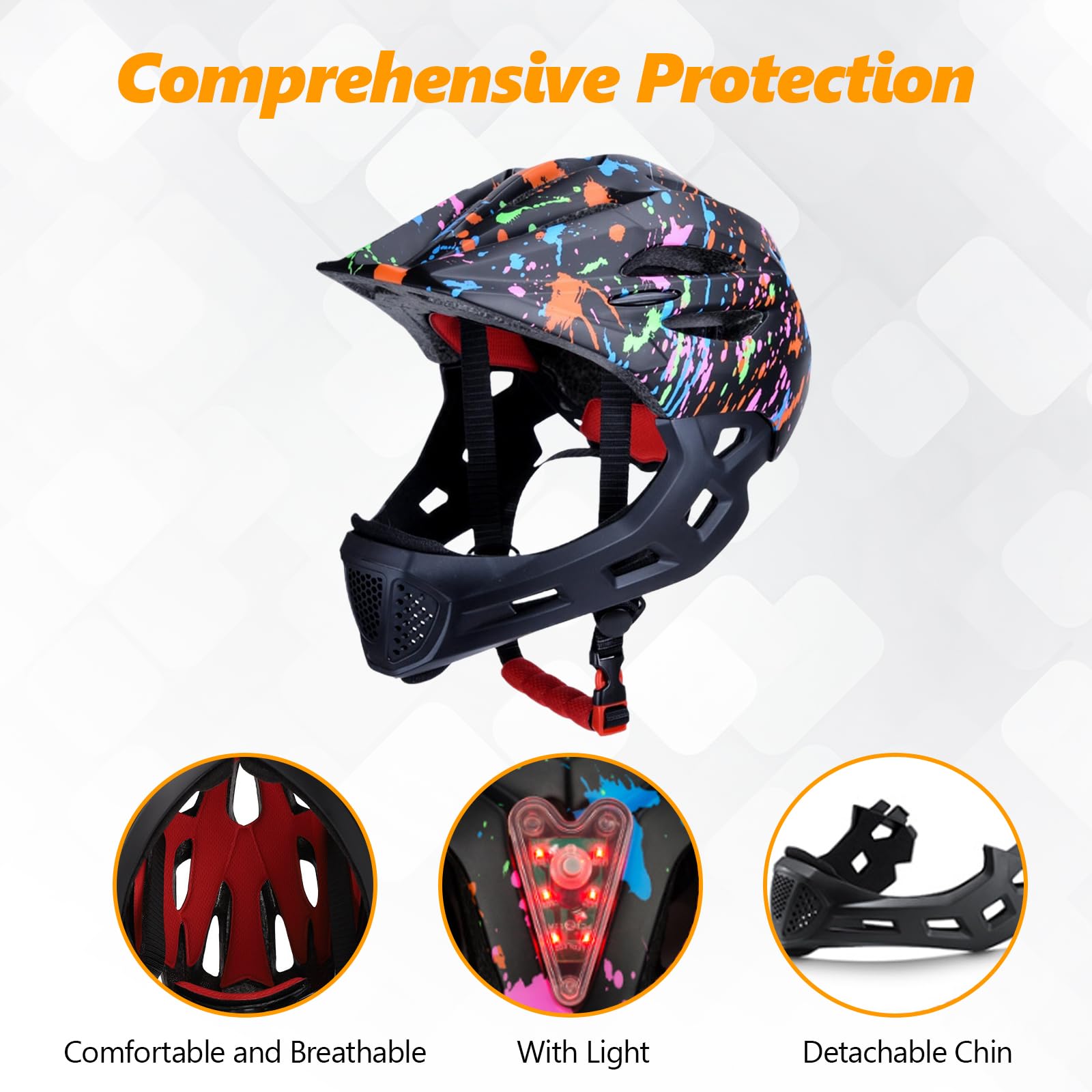 rockible Casque de Vélo de Protection pour Enfants pour en Plein Air