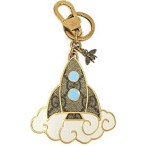 GUCCI 蜂型キーホルダー ストーン付き Amazon.co.jp: [グッチ] アウトレット キーホルダー ロケット