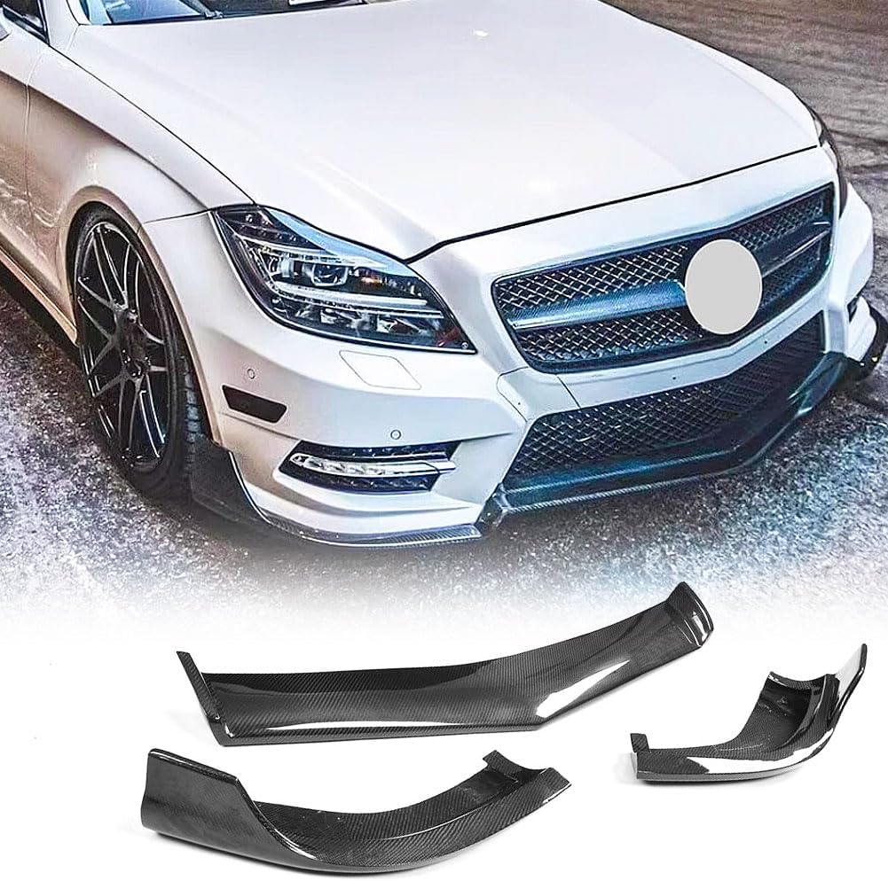 Carbon Fiber Front Bumper Lip fits for Mercedes Benz CLS Class W218 CLS63 AMG 2011-2014 Front Chin Spoiler Protector Factory Outlet