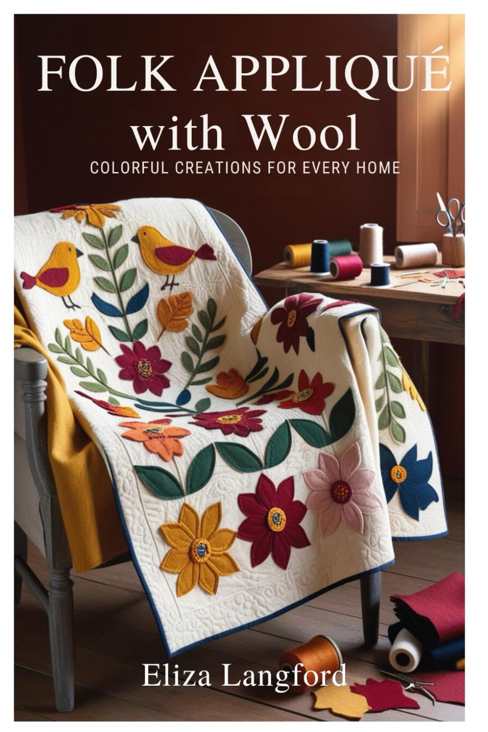 FOLK APPLIQUÉ WITH WOOL: Colorful Creations for Every Home