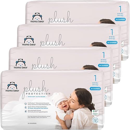 Miniatura 12 de Marca Yaxa - Mama Bear Pañales de Protección Suave - Talla 5, 31 Unidades, Pañales Desechables Premium Hipoalergénicos para Bebé, Blanco y Cloud