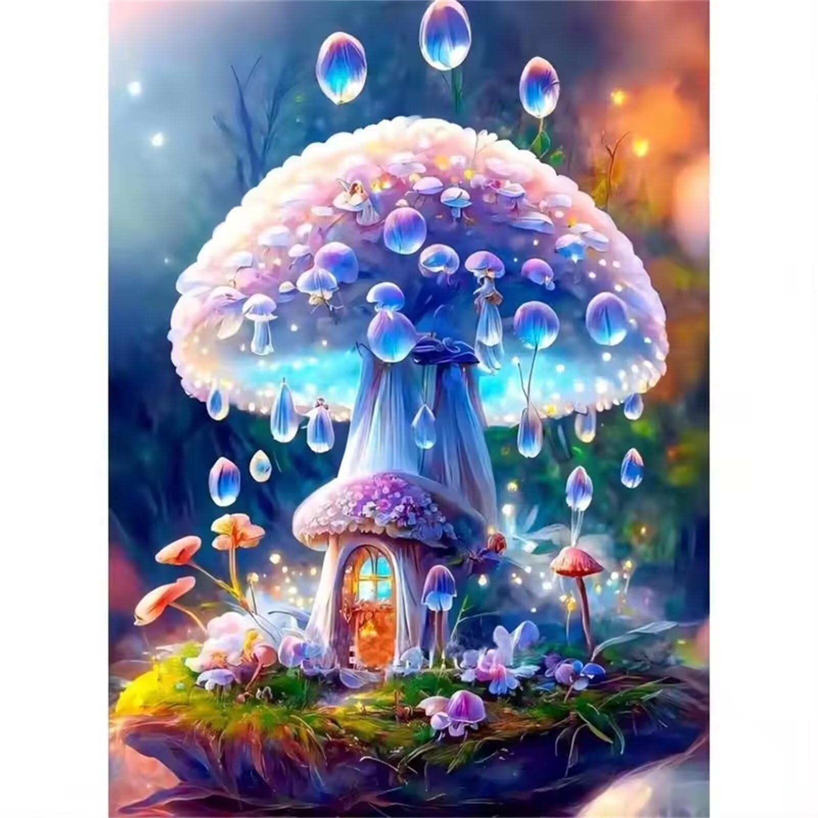 Szklany grzyb Puzzle 1000 sztuk Puzzle dla dorosłych, puzzle Rodzinna gra dla dorosłych drewniane puzzle dla kreatywnej rozrywki