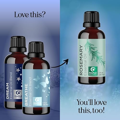 Miniatura 38 de Mezcla de aceites esenciales para dormir para difusor, aceite esencial de ensueño para difusores de aromaterapia y bienestar con Ylang-Ylang Clary