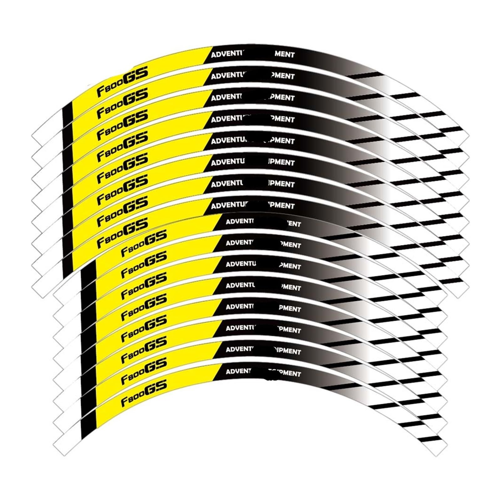 Reflective Sticker for F800GS F800gs 21″17″ Motorcycle Wheel Stickers Reflective Hub Accessories Decals Rim Stripes Tape Waterproof