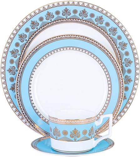 24Piece Dinnerware Sets, Round Dinner Plates, Scratch Resistant, Microwave, Oven, Dishwasher Safe