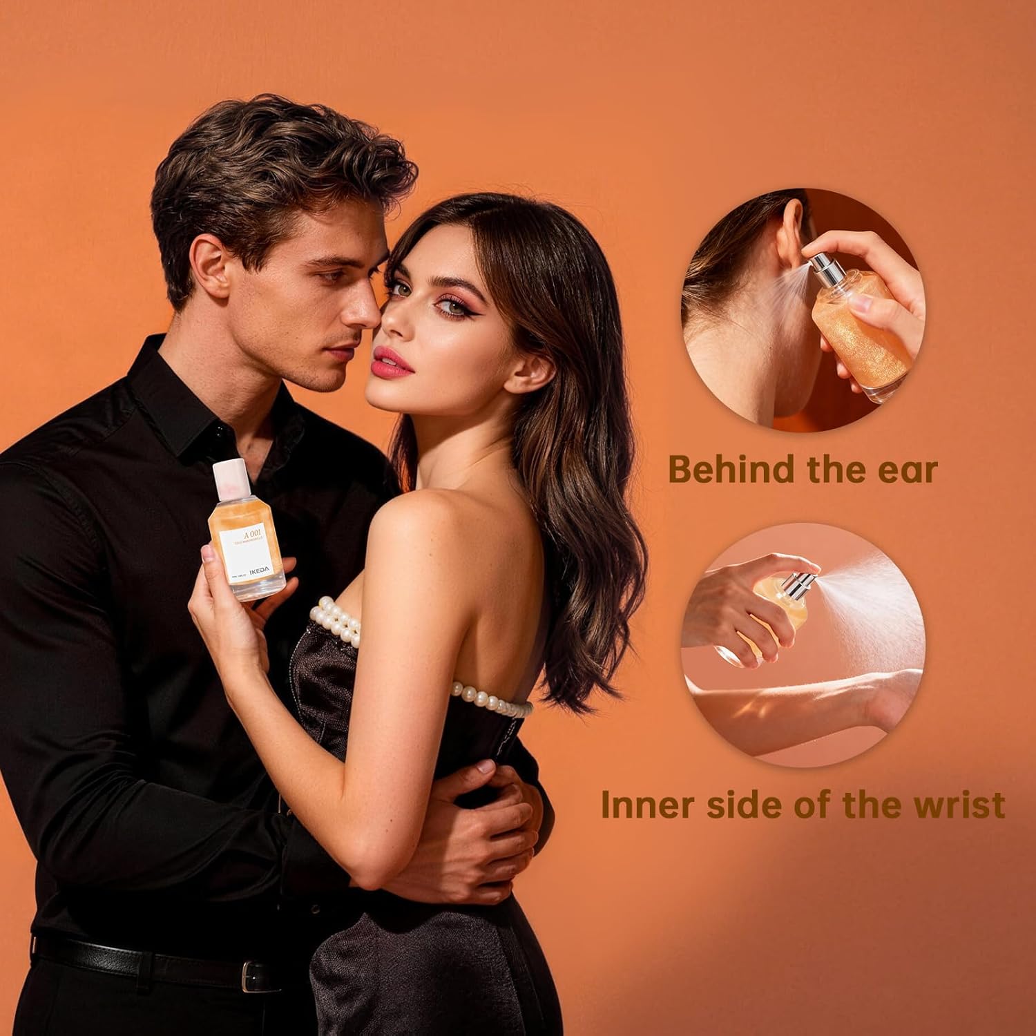 Ikeda Women's Eau de Parfum,100 ml Women's Perfume Body Spray,Long-Lasting Women's Fragrance Rose,Citrus,Vanilla Floral Travel Size Fragrances,Gift for Birthday Valentine Mother's Day Christmas - Image 5