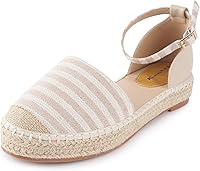 Vista 1 de Sandalias planas con correa de tobillo y puntera cerrada para mujer