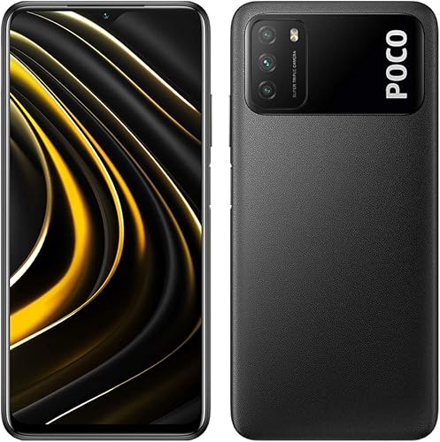 Xiaomi POCO M3 Smartphone, 4 GB + 64 GB, 6.53 "FHD + Ampio 1080P FHD + Pantalla 49 MP, cámara Tripla, batería de 6000 mAh, Doppi Altoparlanti, Jack