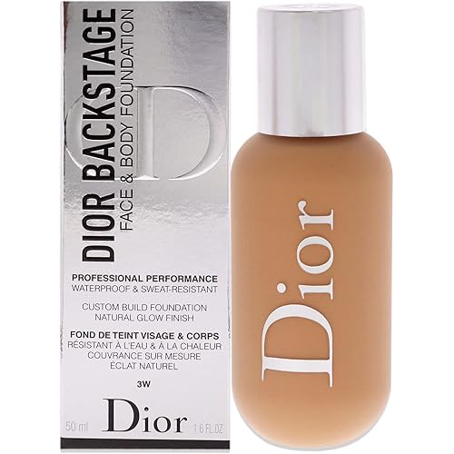 Christian Dior Dior Backstage Face And Body Foundation - 3W Warm Women Foundation 1.7 oz, 1.6 Fl Oz (Pack of 1)