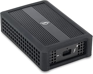 【OWC直営】OWC Thunderbolt 4 10G Ethernet Adapter (サンダーボルト4 10G イーサネット アダプタ) 10Gbps 高速ネットワーク接続 RJ45ポート 10Gbps、5Gbps、2.5Gbps、1Gbps、100Mbps Base-T対応 AVB対応 ポータブル (Thunderbolt 4)