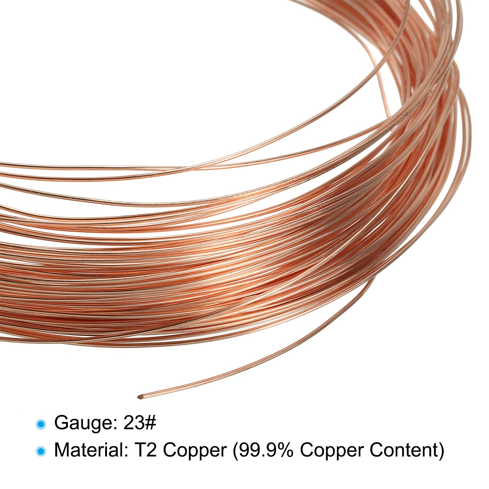 PATIKIL 49 Feet Solid Bare Copper Wire - Image 3