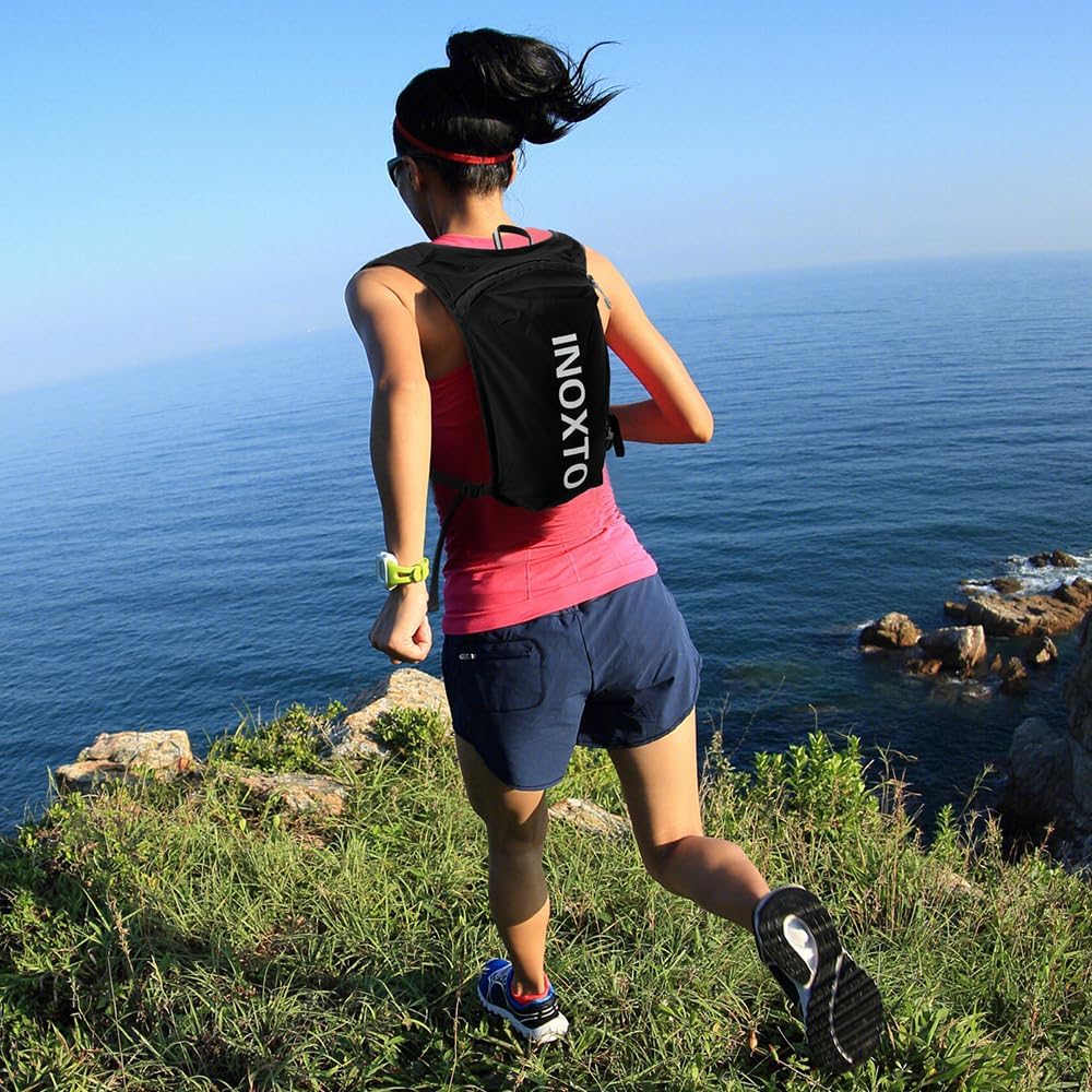 INOXTO Sac d'hydratation léger 5L Randonnée Marathon Cycliste Alpinisme