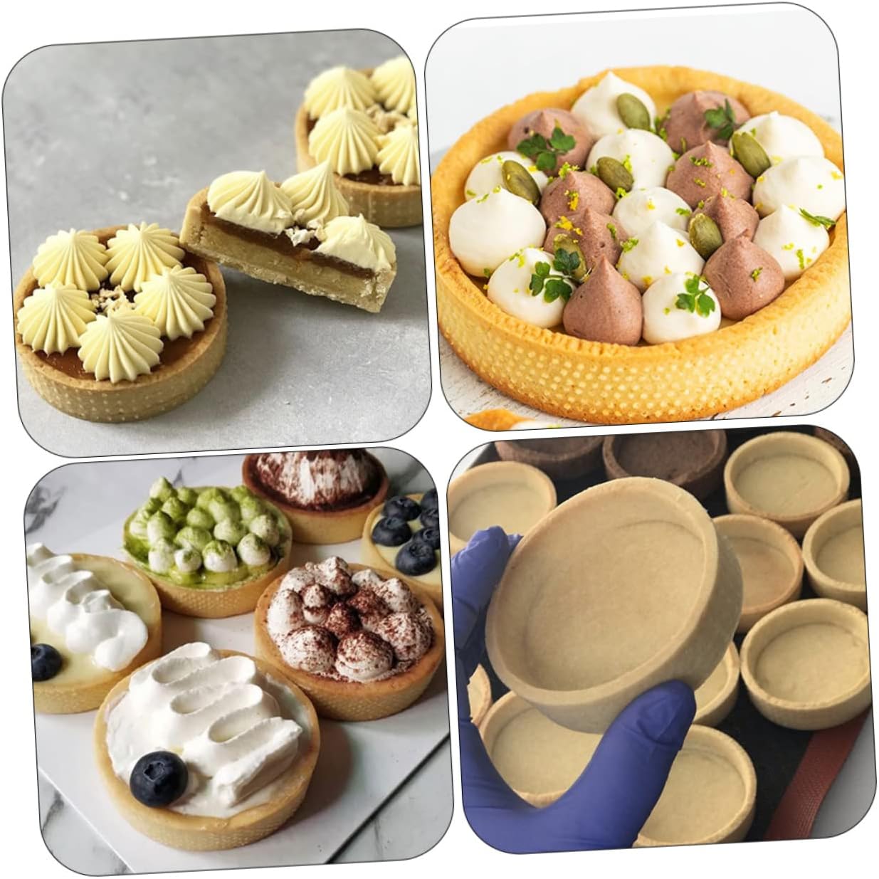 3pcs Round Stainless Steel Mousse Mold for Baking Perforated Cake Mold for Home and Dessert Shop for Cookies and Pastry Creation