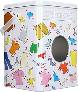 Powder Laundry Detergent Container, Laundry Detergent Container Perspective Window Washing Machine Appearance Multifunctional Rustproof for Storage