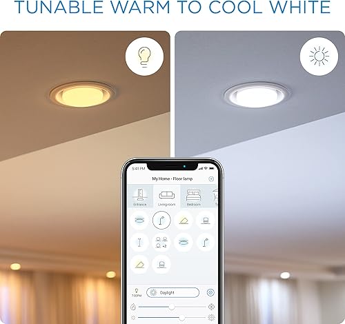 Miniatura 6 de Bombilla LED inteligente blanca de 65 W BR30 a todo color y ajustable