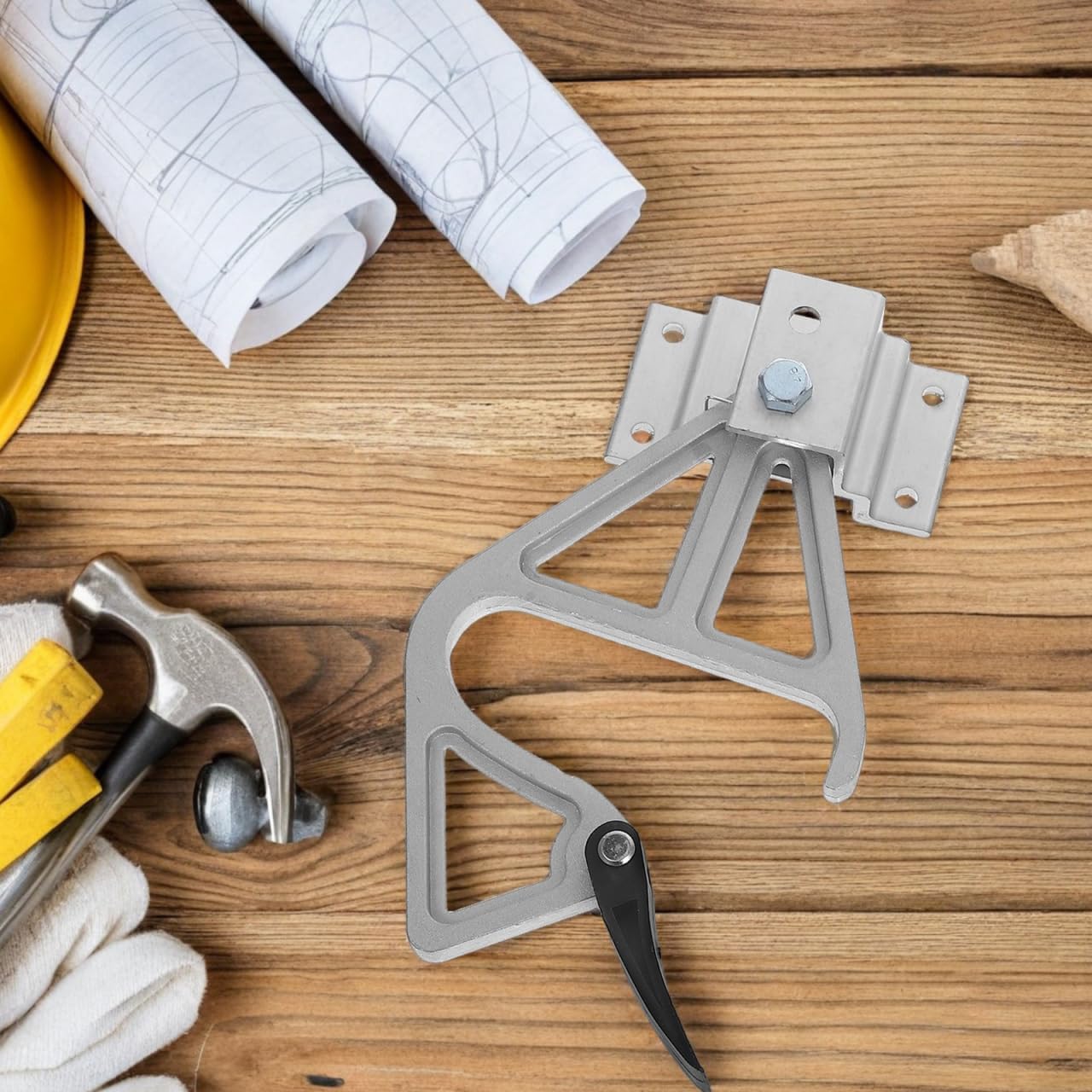 Aluminum Alloy Extension Ladder Locking Mechanisms for Enhanced Stability and Slip Resistance Various Surfaces for DIY and Professional Use