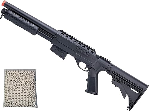 Bomba de rifle de escopeta de Airsoft, acción de resorte de potencia DE M47 tipo D, táctica de alta velocidad, ajustable, sin stock, 1000 Bulldog