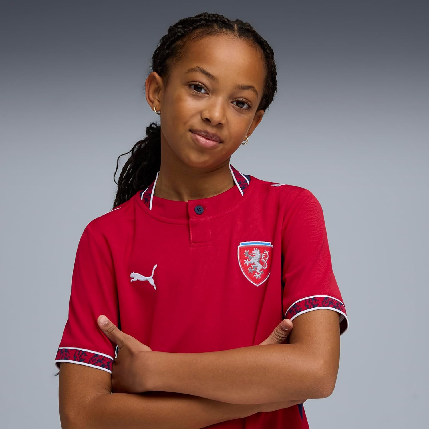 Puma Junior Czech Republic FA Home Jersey Replica