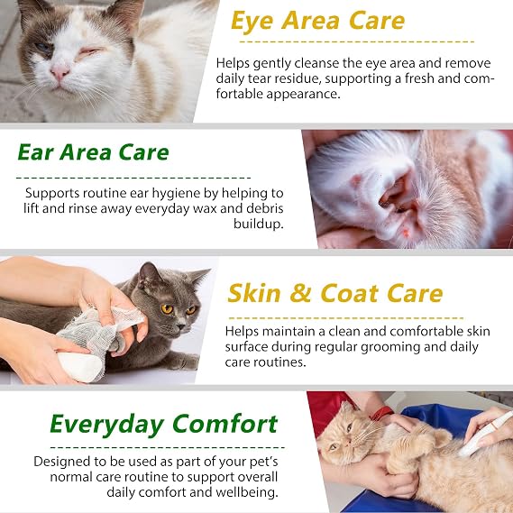 Antibiotics for Cats for Infections, Cat Antibiotics 60ml, Supports Immune & Cat Allergy Itch Relief, Chicken Flavor