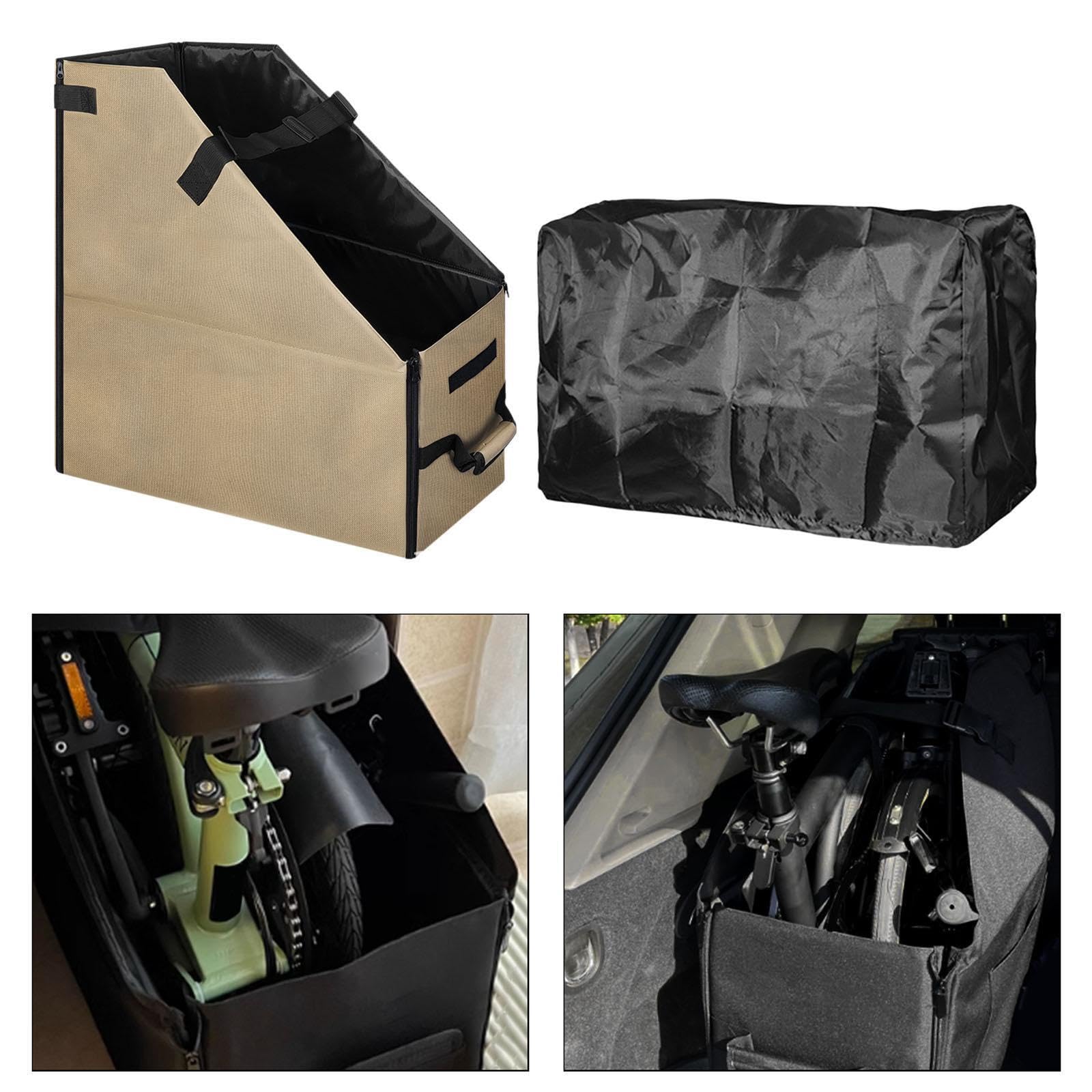 Borsa da Viaggio per Bicicletta Pieghevole, Realizzata per Biciclette Pieghevoli, garantendo al Contempo Una Facile maneggevolezza. La Borsa per Bicicletta Pieghevole è