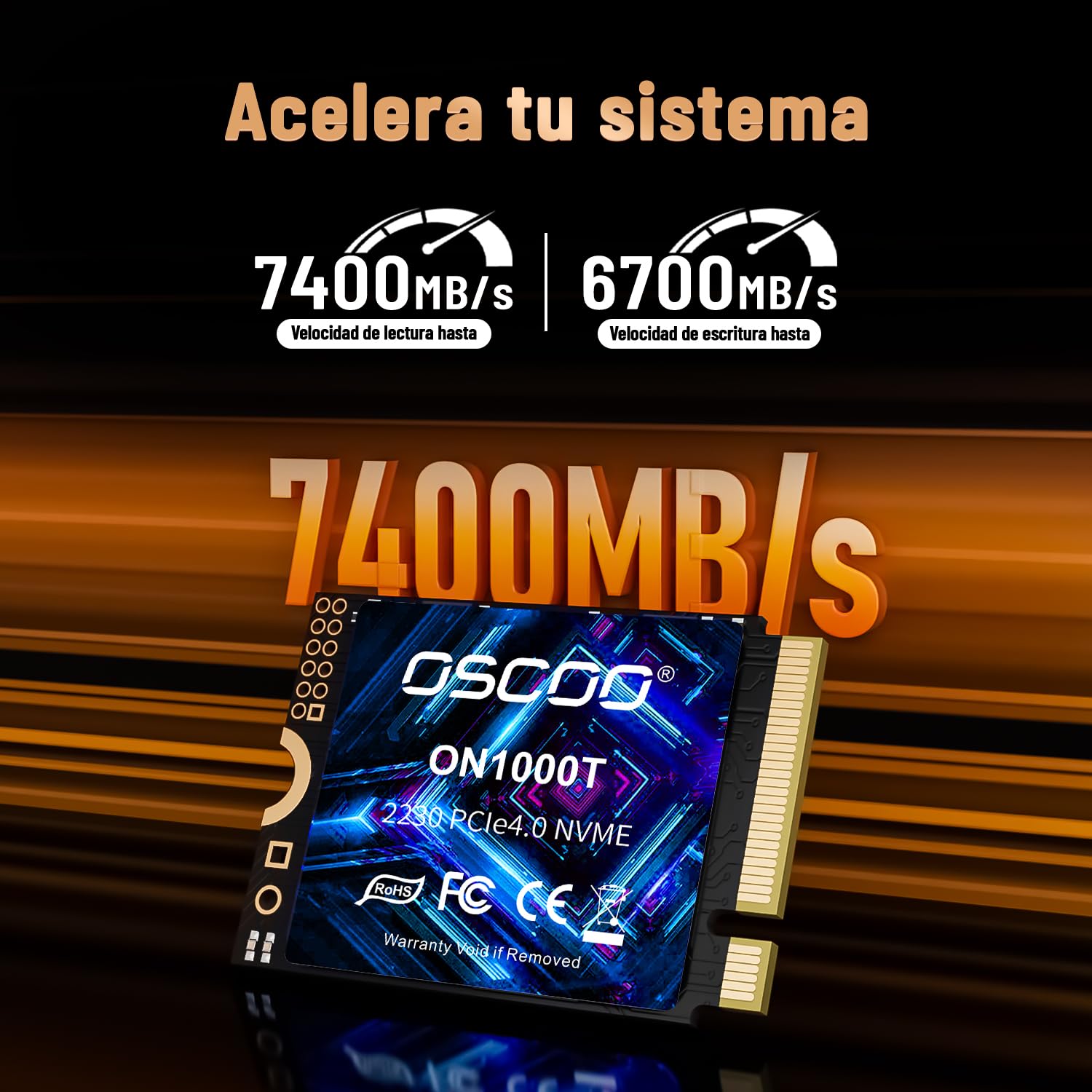 512GB M.2 2230 NVMe PCIe 4.0 5200/4000MB/s Interno | 3D NAND, SSD interno de alto rendimiento para Steam Deck, laptops y Mini PC. Velocidades ultrarrápidas.