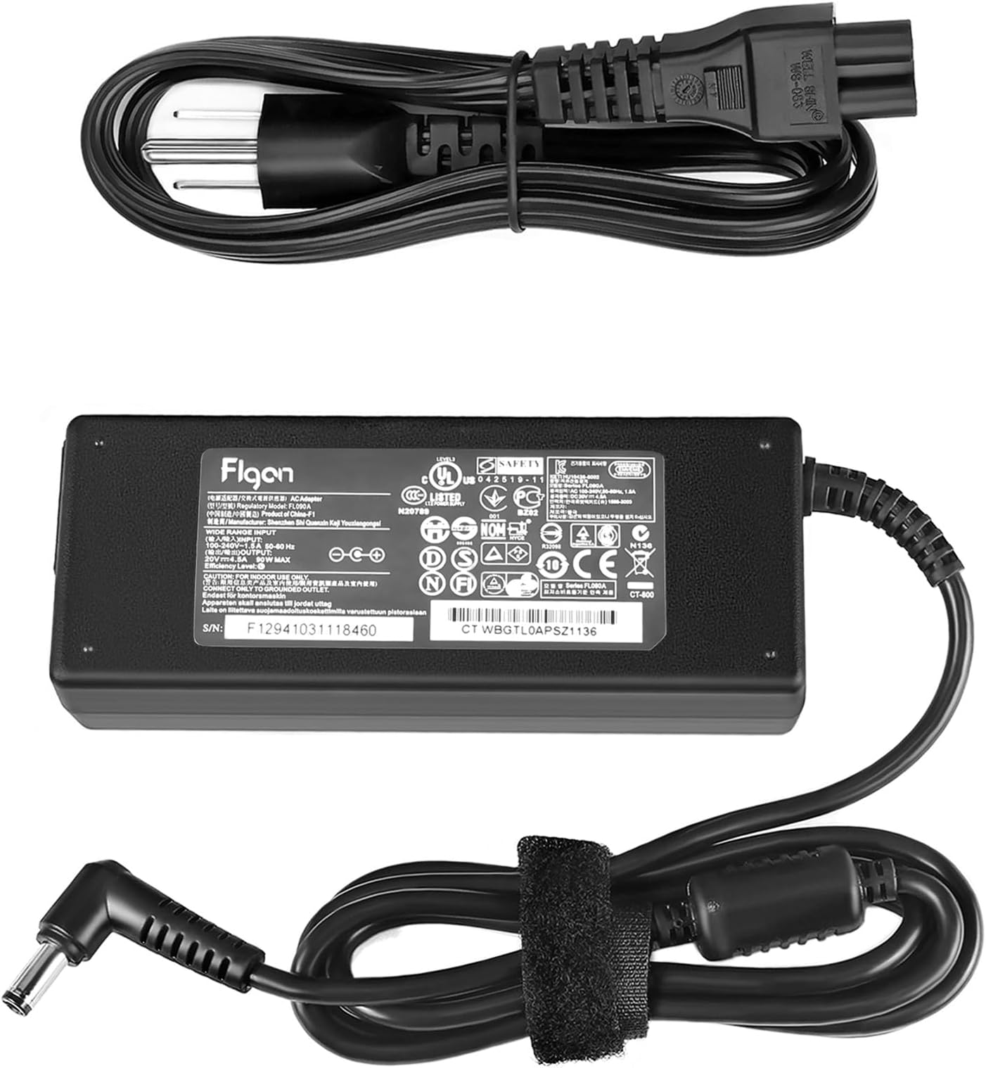 FLGAN 20V 90W AC Adapter for ADPC2090 MSI optix G272 G273