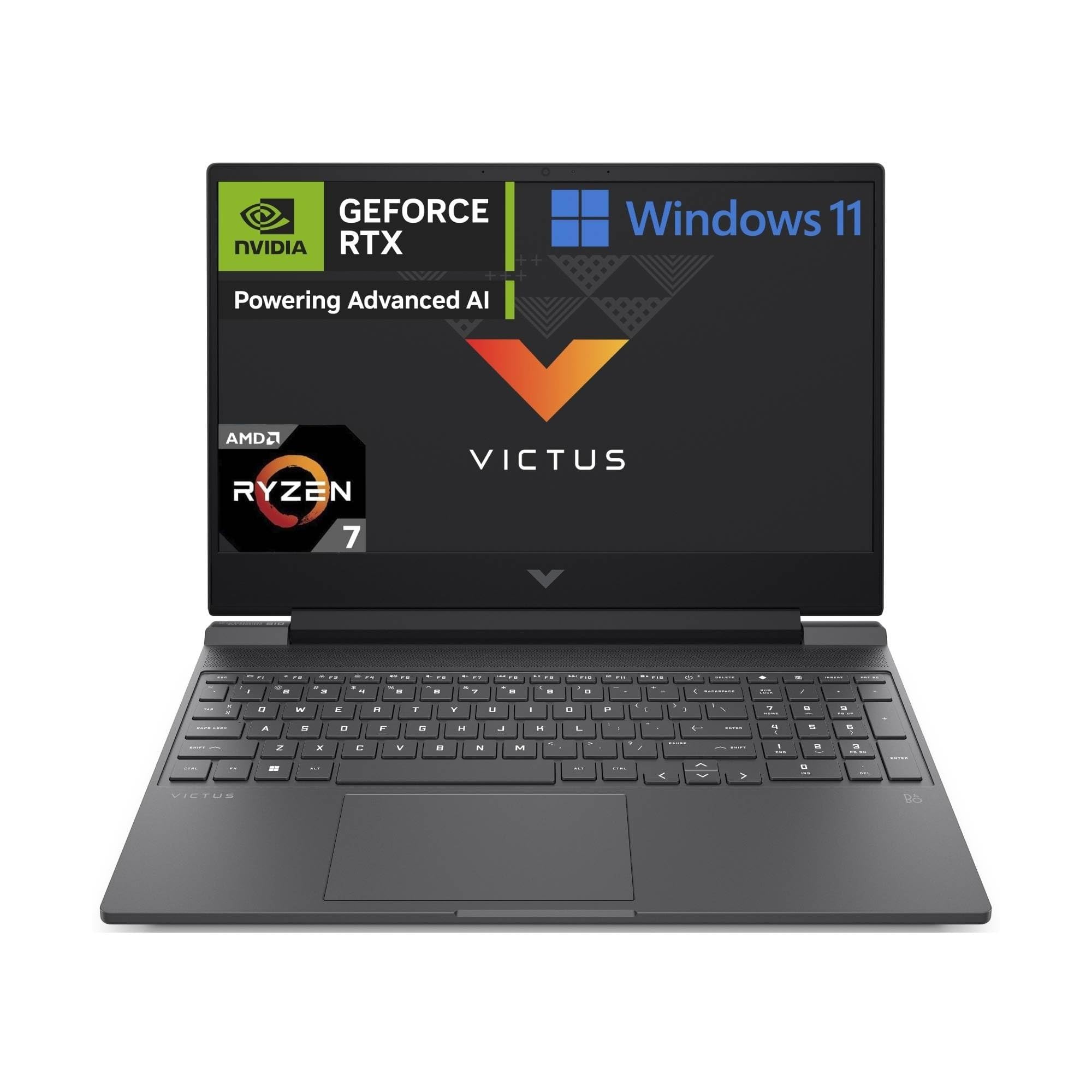 HP Victus 15-fb2001sl Notebook, AMD Ryzen 7-8845HS, RAM 16GB, 1TB SSD, Display 15.6 FHD Antiglare IPS 300 nits 144Hz, NVIDIA RTX4060 8GB, 3 Mesi di PC Game Pass Inclusi, Webcam TNR, Windows 11, Grigio