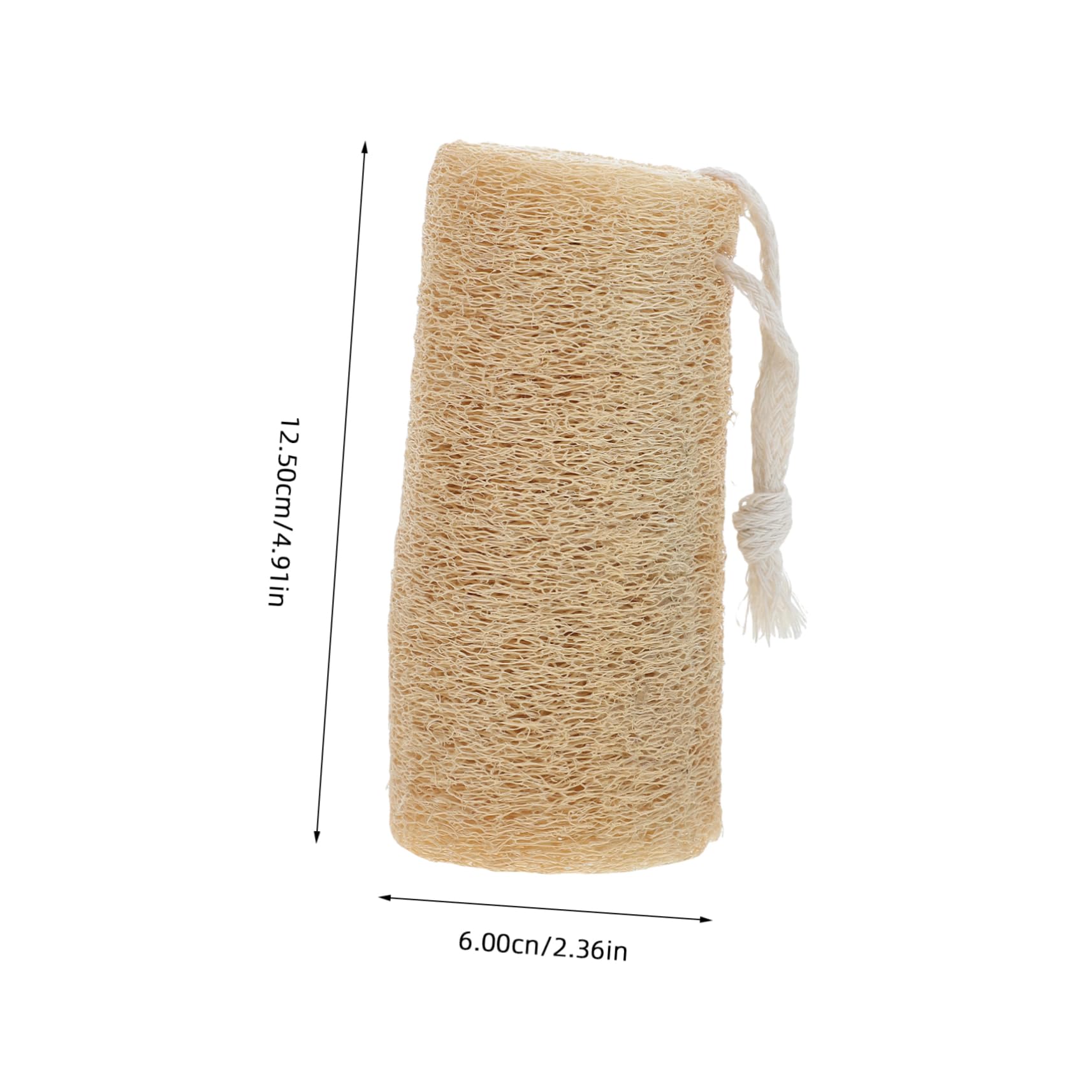 Holibanna 3Pcs Natural Loofah Sponge for Bathing and Dish Cleaning Gentle Exfoliating Shower Scrubber for Men and Women Durable and Versatile Body Wash Tool
