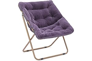 MoNiBloom Oversized Cozy Moon Chair (Purple)