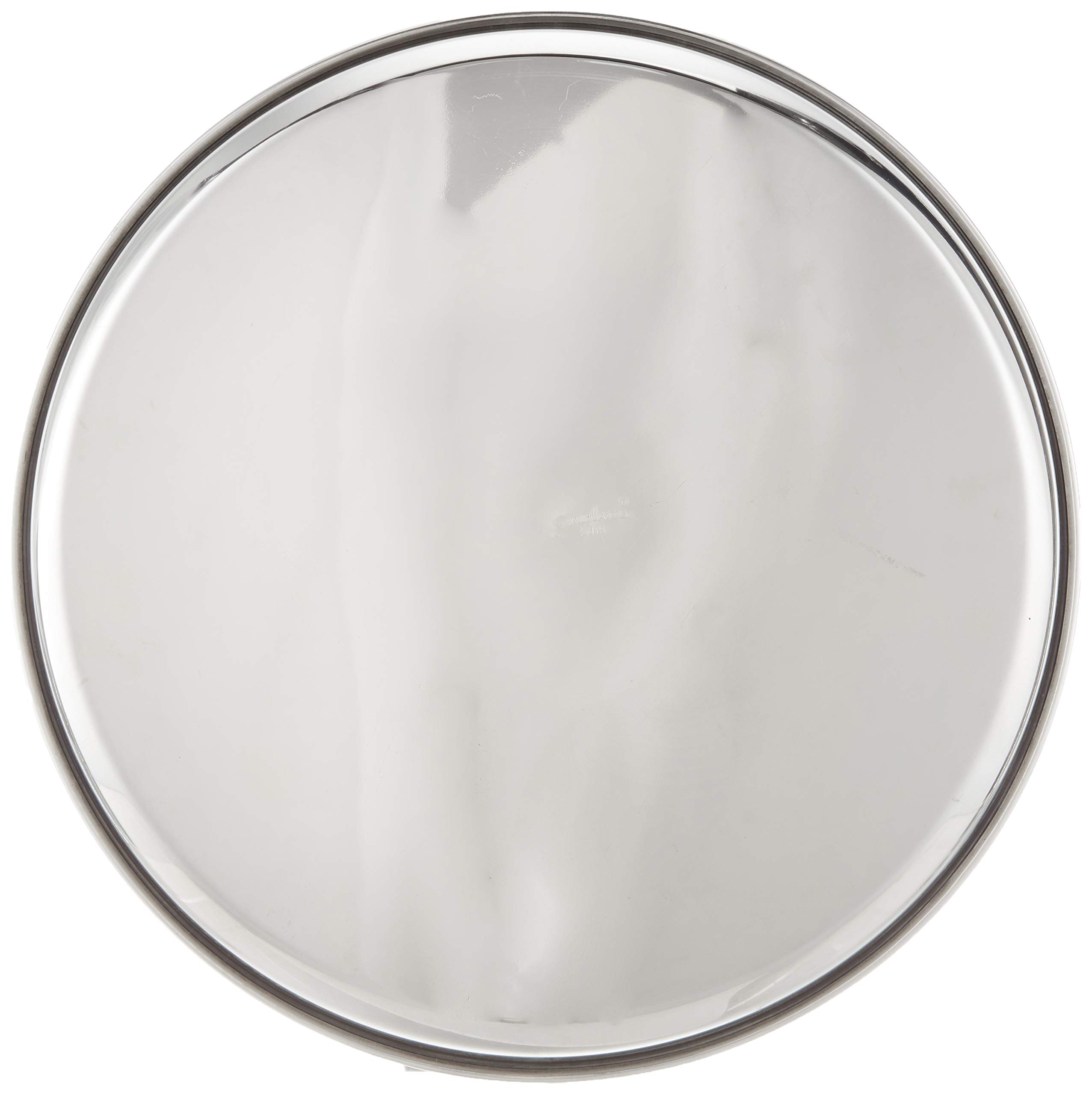 Neelam Stainless Steel 15, 22 Gauge Lazer Etching Thali, Perfect for Daily Use, Special Occasions, High-Quality Food Grade Material, Stylish Look, Ideal for Home & Restaurant, 33 cm, Set of 12 1