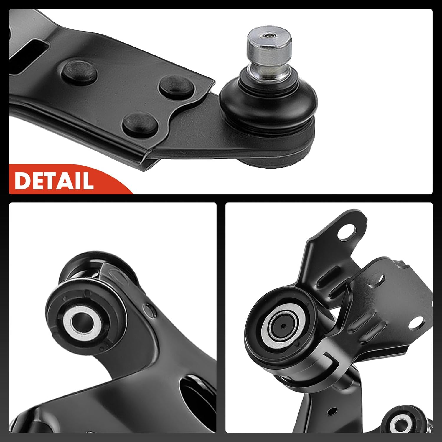 A-Premium Front Right Lower Control Arm, with Ball Joint and Bushing Assembly, Compatible with Ford Escape 2013 2014 2015 2016 2017 2018 2019