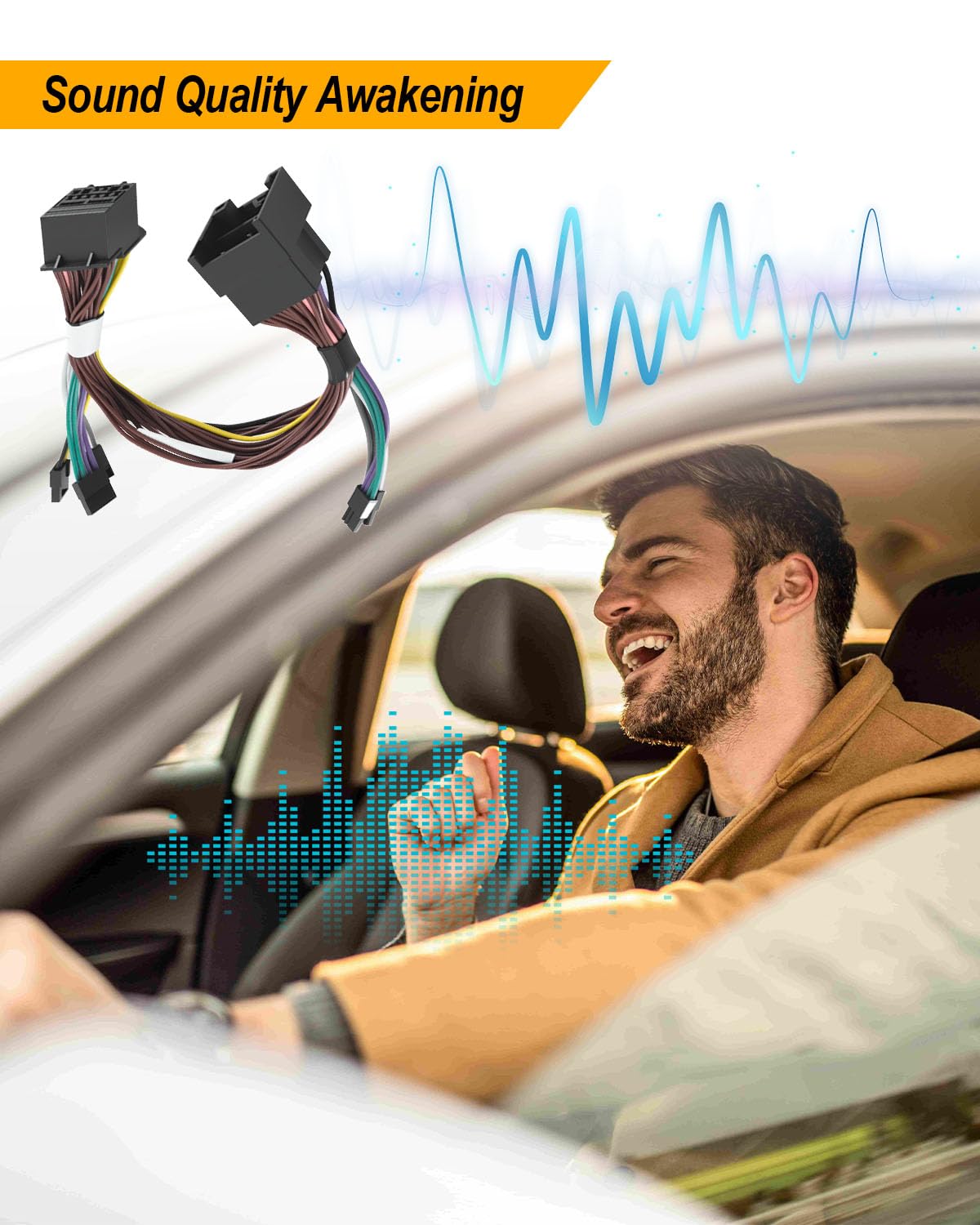 Advanced Audio Integration T-Harness Fit for Ford Amplifier-Less Models 2018 2019 2020 2021 2022 2023 Replace LPHFD31