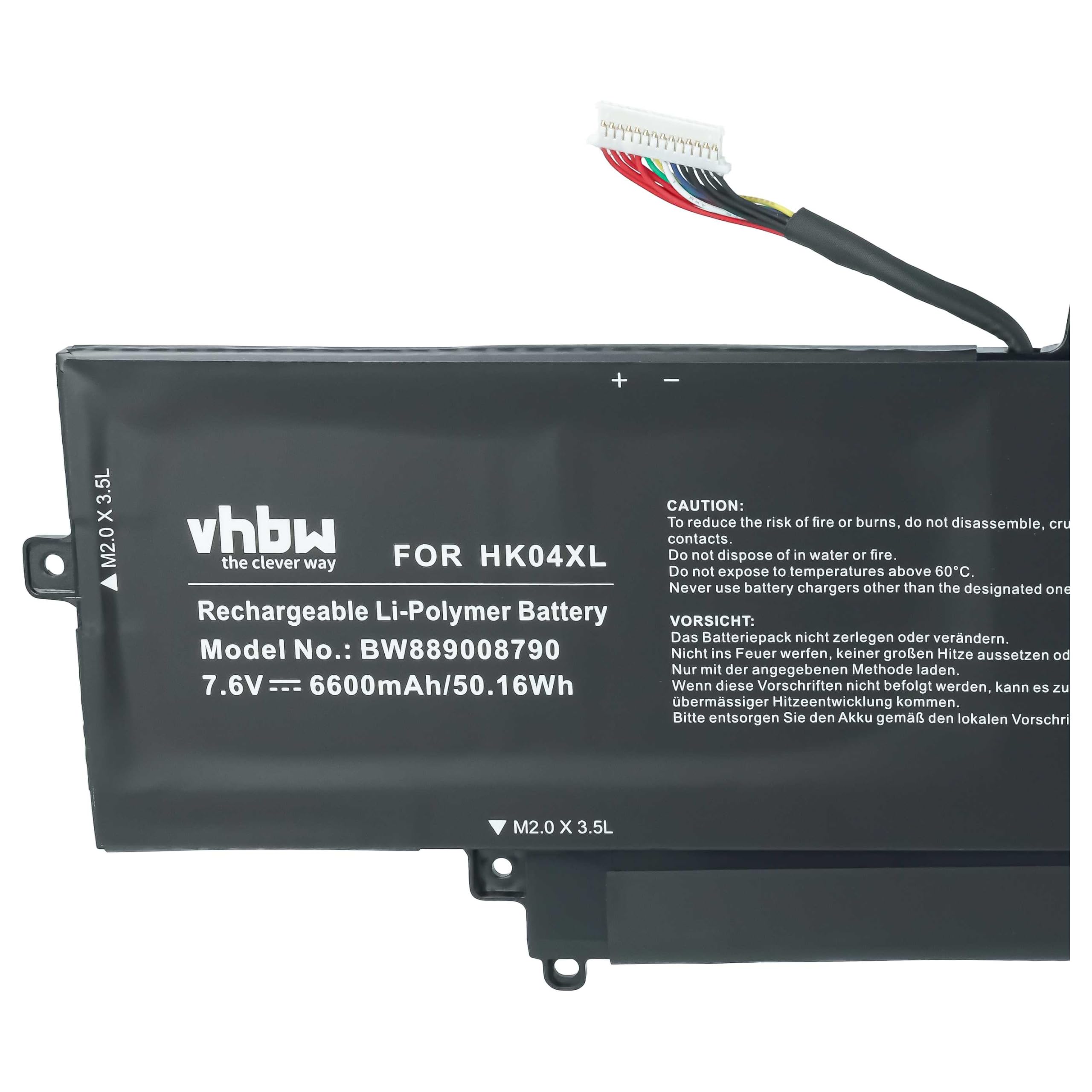 vhbw Batería reemplaza HP HK04XL, L84352-005, HSTNN-IB9J, L83796-171