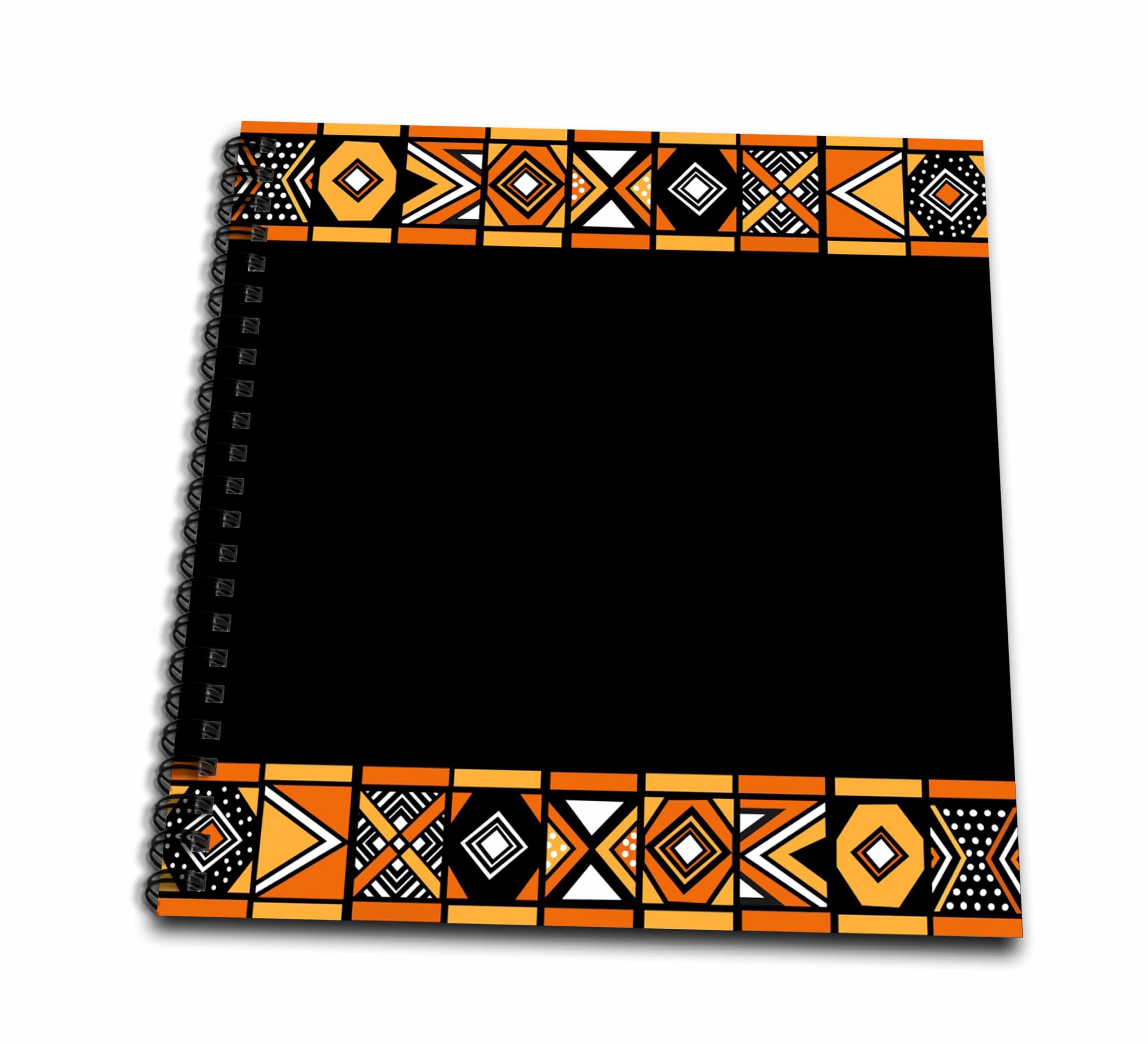 Art Africain Traditionnel d'Afrique livre d'or d'exception au design de perles Zulu géométriques