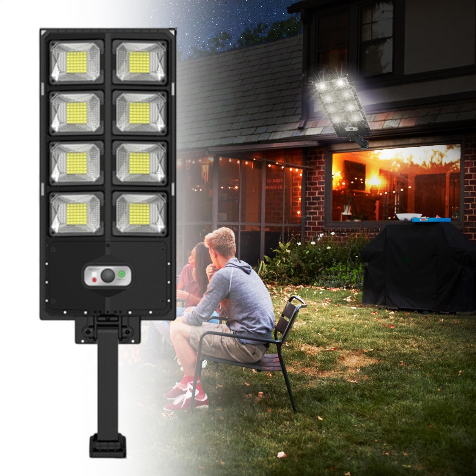 Lampy Słoneczne Zewnętrzne Wodoodporne Lampa LED Z Pilotem