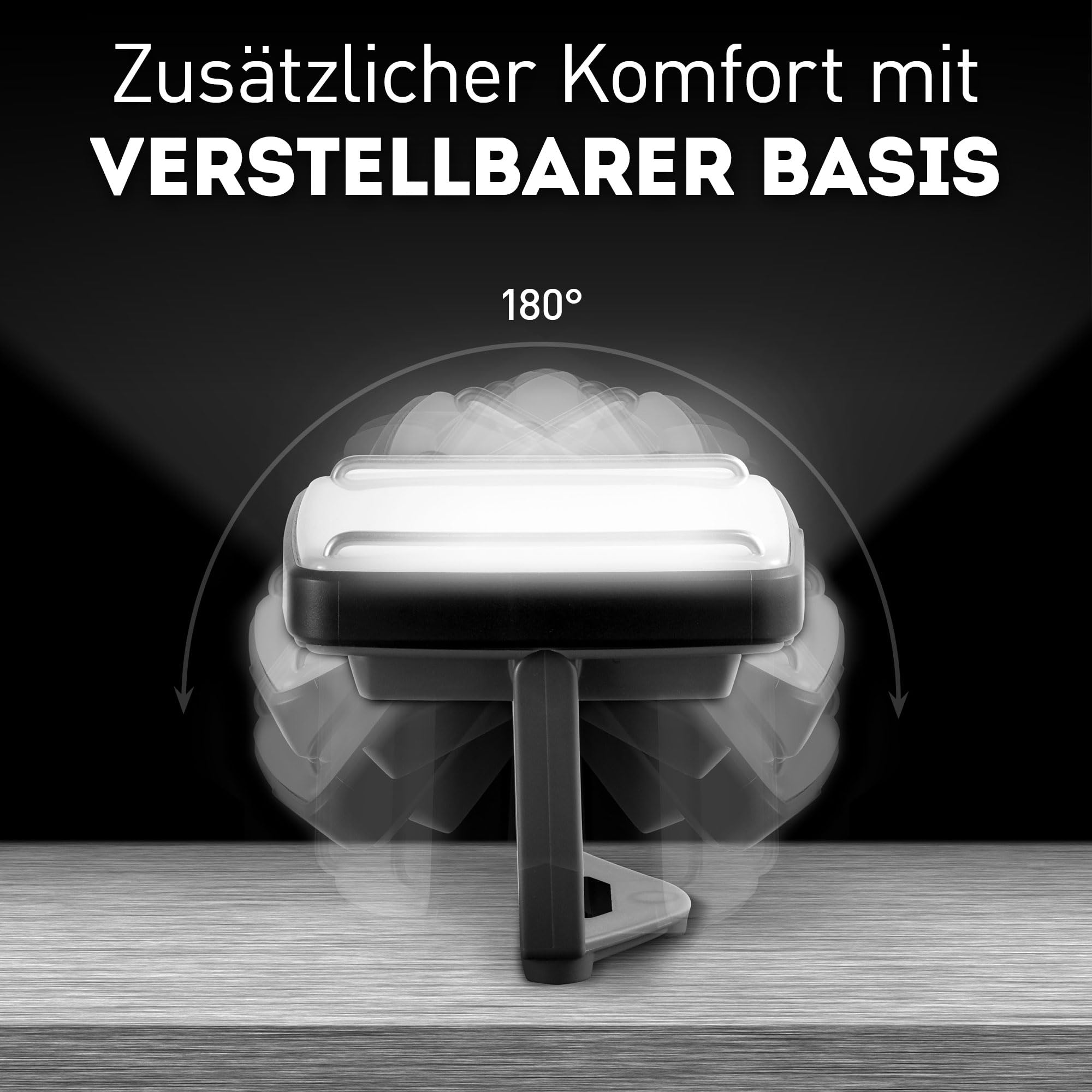 Akku Baustrahler LED, 1600 Lumen magnetisch – USB wiederaufladbare Arbeitsleuchte IP67 wasserdicht – Robuster LED Strahler Akku für Baustelle & Werkstatt – Favour