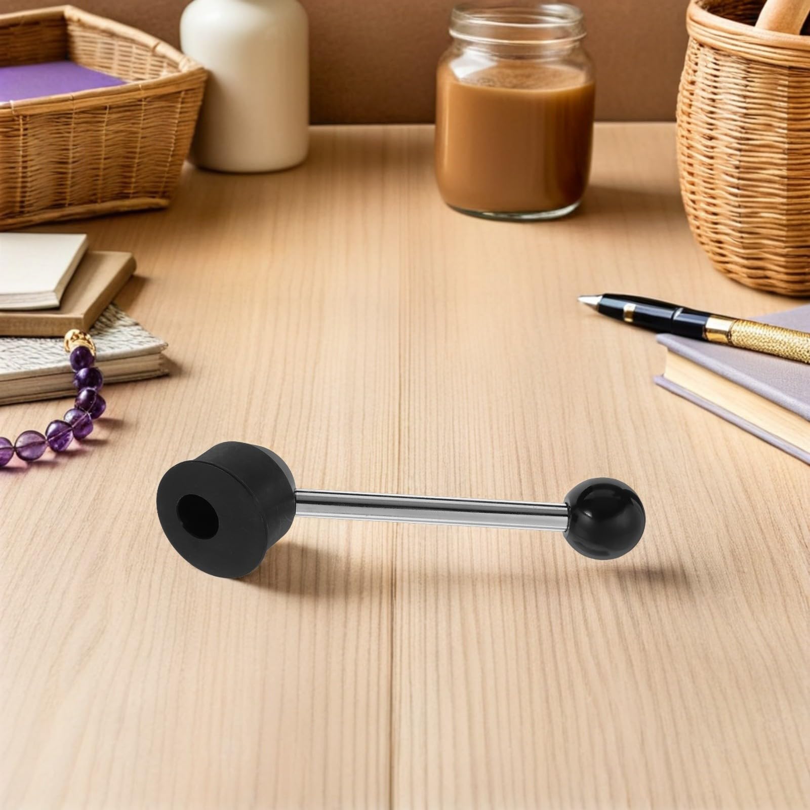 Gadpiparty Kit de Herramientas para Hacer Anillos y Aretes con Mango de Acero Cromado, Alta Precisión y Fácil Instalación para Proyectos de Joyería Artesanal