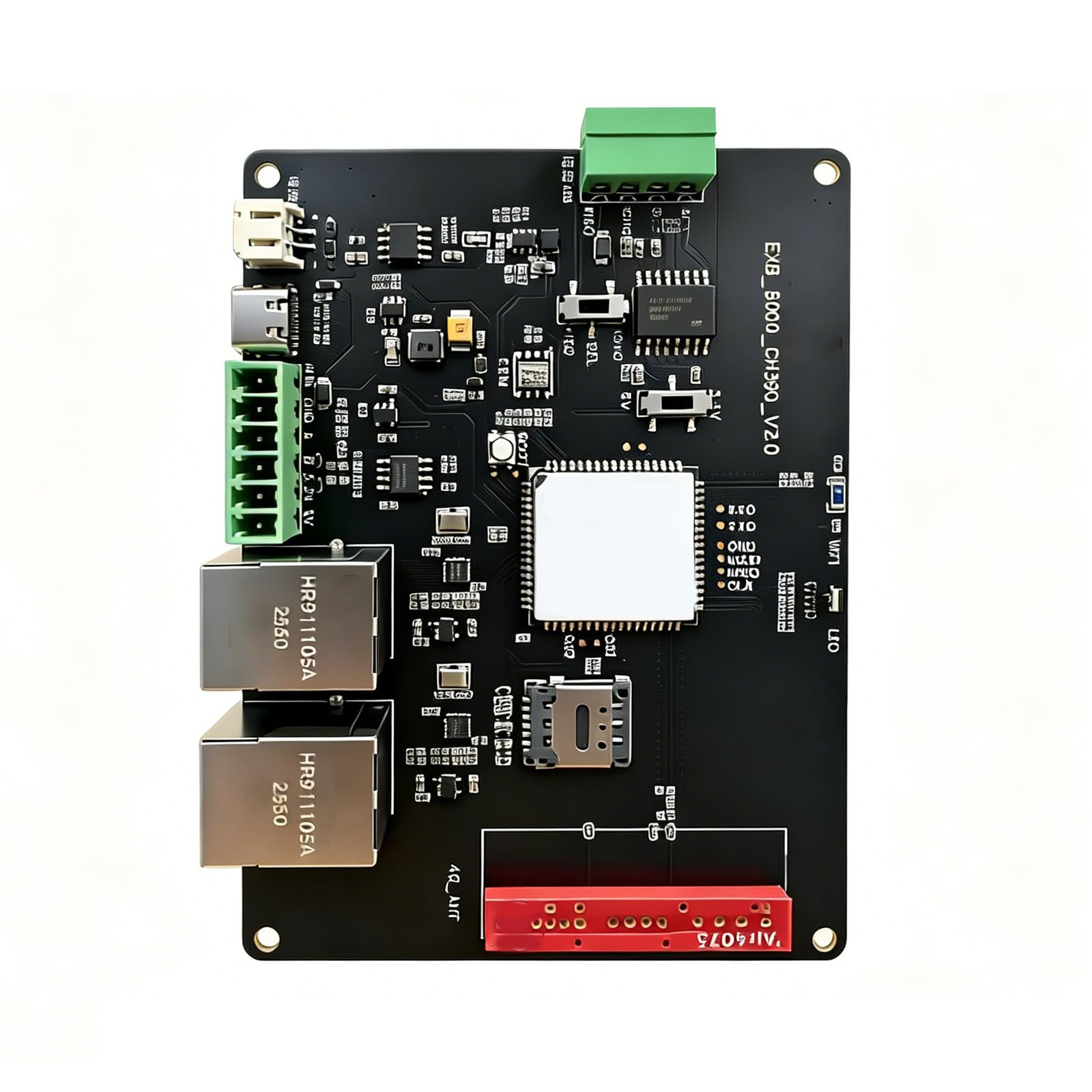 Scheda di sviluppo di controllo industriale con 2 porte Ethernet