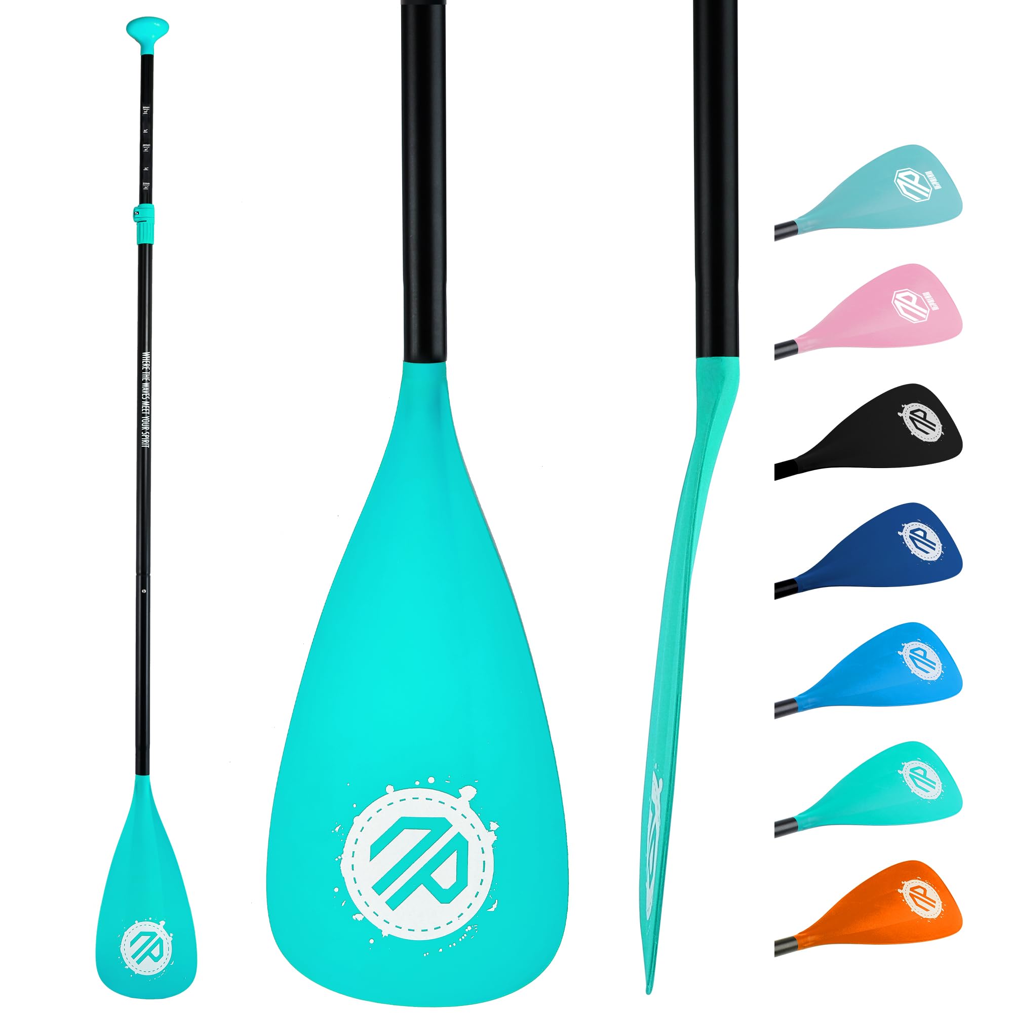 niphean Sup Paddle, 3 i 4-częściowe odpinane wiosła pływające, regulowane wiosła kajakowe, trwałe wiosła