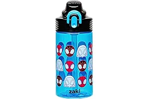 Zak Designs Sage Marvel Spider-Man Water Bottle for School or Travel