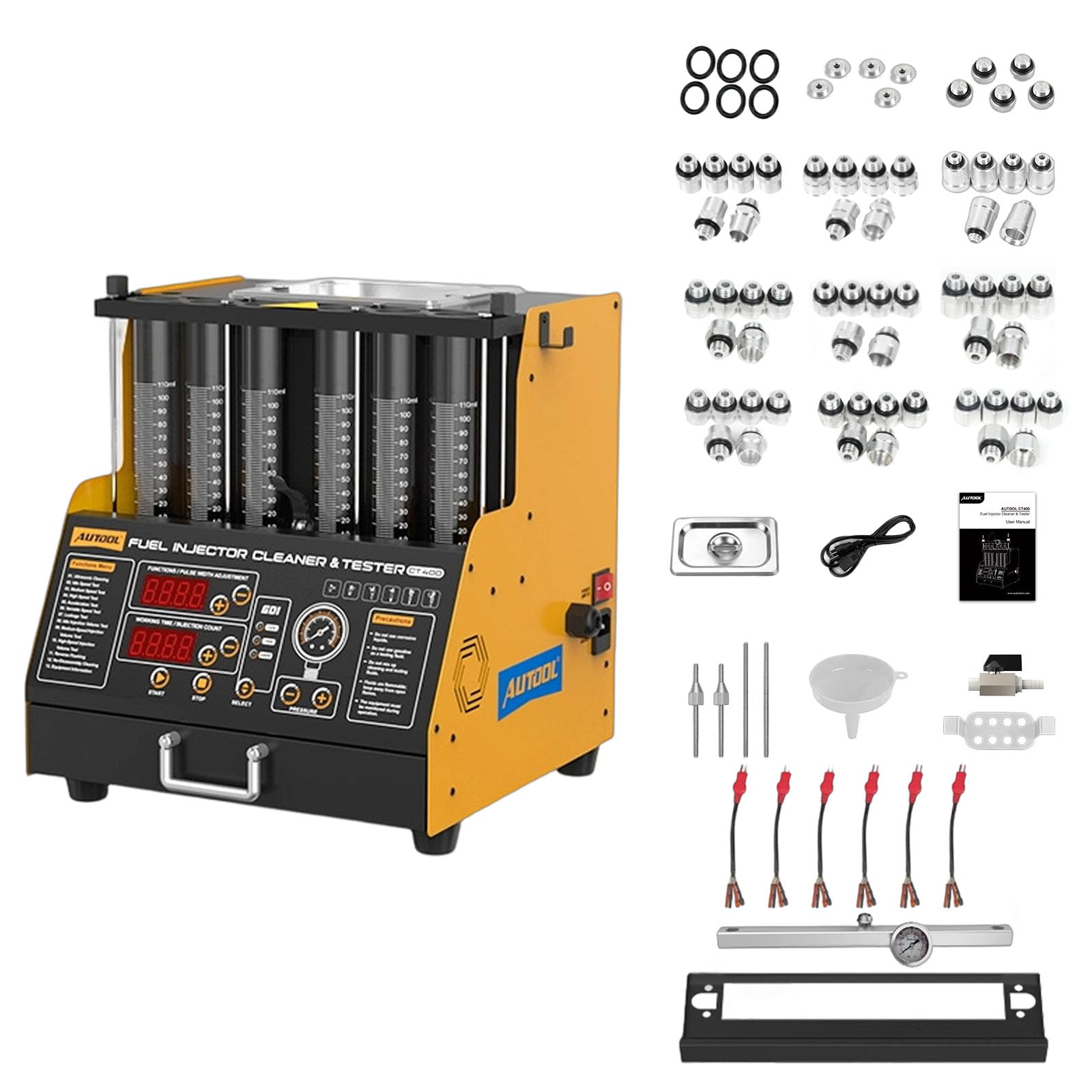 Amazon.com: AUTOOL GDI Fuel Injector Cleaner & Tester 110V