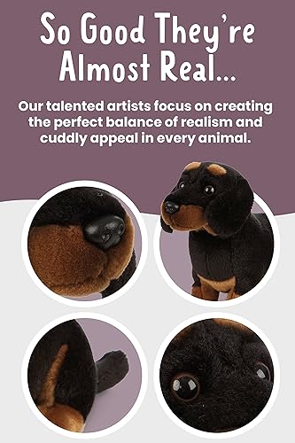 Miniatura 10 de Living Nature Cocker Spaniel - Animal de peluche  Animal de perro esponjoso  Regalo de juguete suave para niños  9 pulgadas