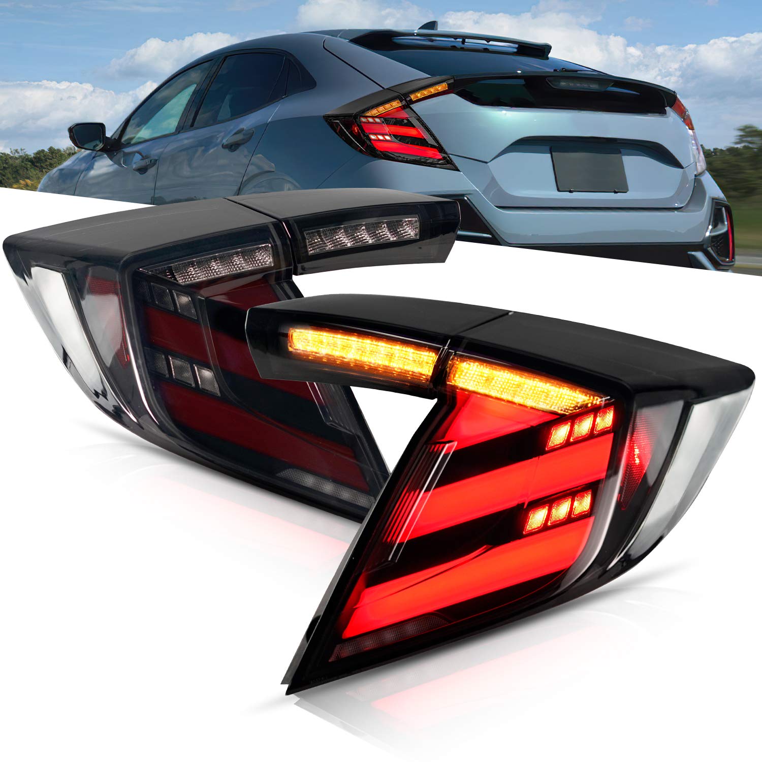 Amazon | シビック テールランプ 流れるウインカー FK8 FK7 TYPE  