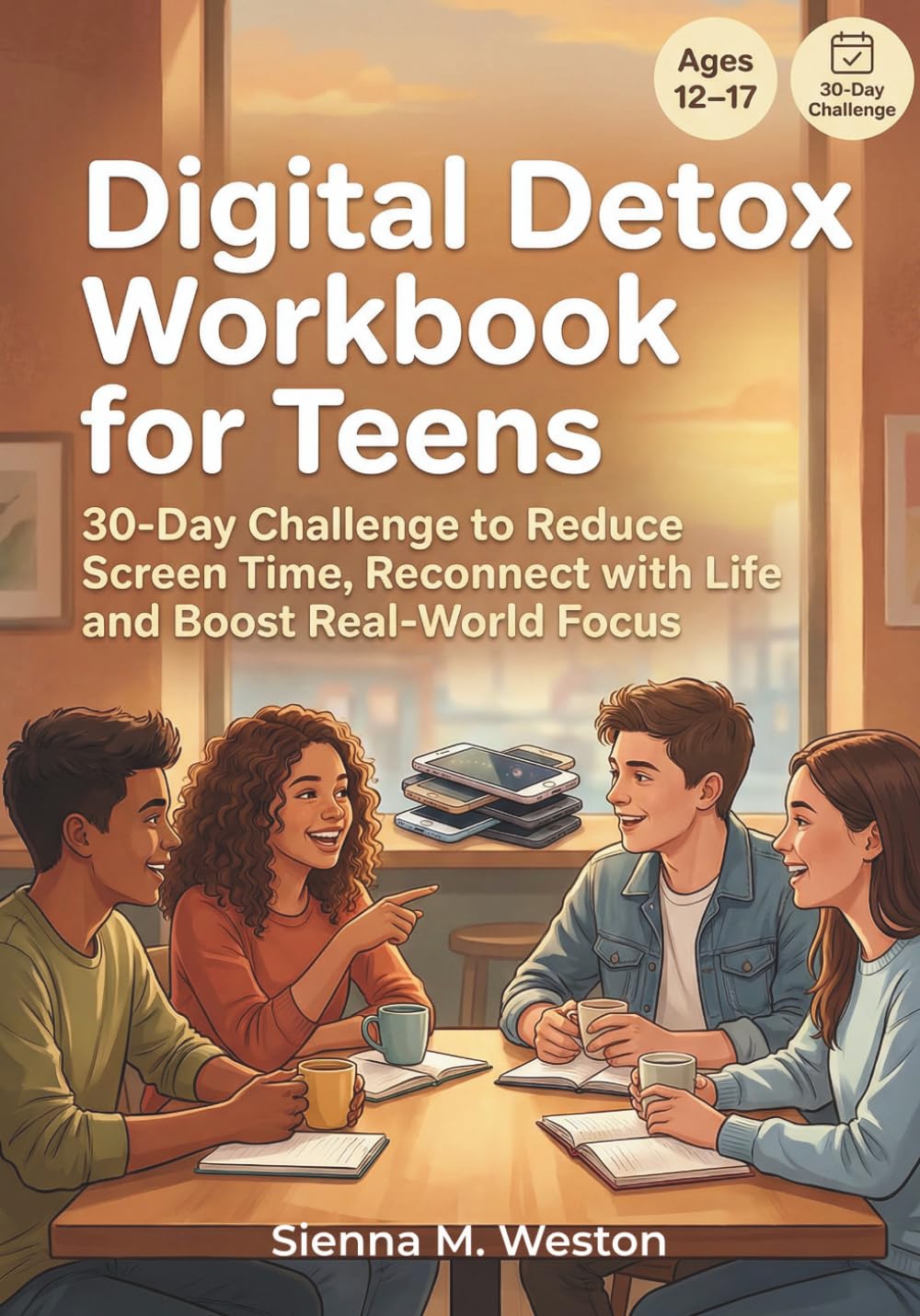 The Digital Detox Workbook for Teens: 30-Day Challenge to Reduce Screen Time, Reconnect with Life and Boost Real-World Focus