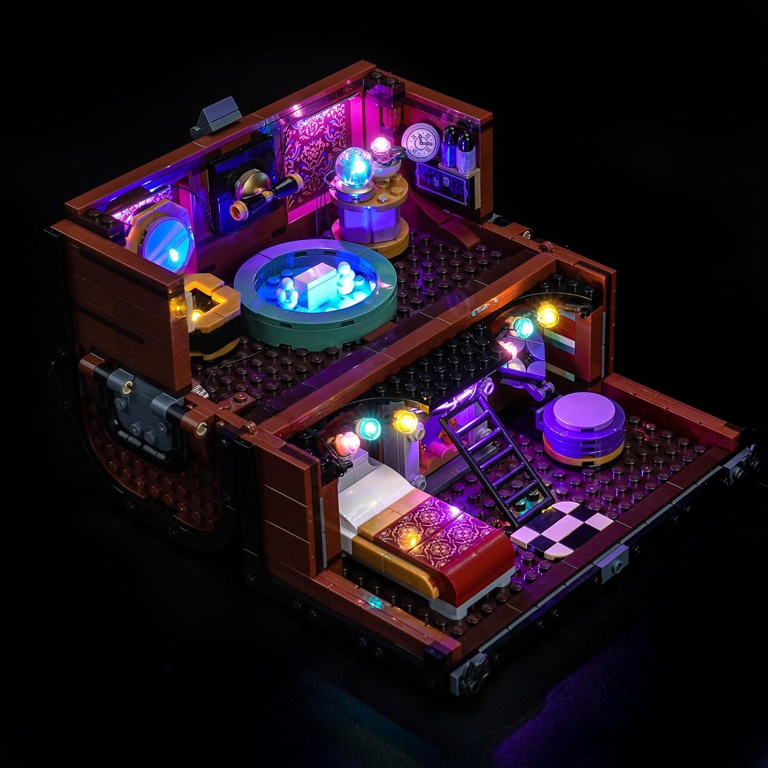 LED Lighting Compatible with Lego 76785 Wednesday Thing’s Apartment - JUST Lights,Light Kit Compatible with Lego Wednesday 76785,NOT Included The Model