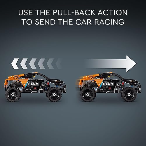 Miniatura 3 de LEGO Technic NEOM McLaren Extreme E Race Car, juguete todoterreno para juego de rol, juguete genial para niños de 7 años, idea de regalo para niños,
