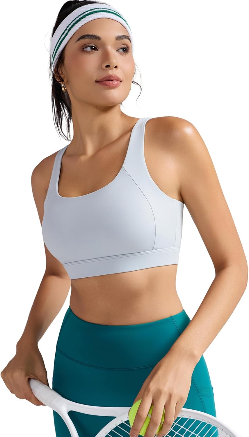 RUNNING GIRL Sports Bras for Women High Support,Adjustable Racerback Molded Cup Sports Bra Yoga Athletic Workout Bra - Image 2