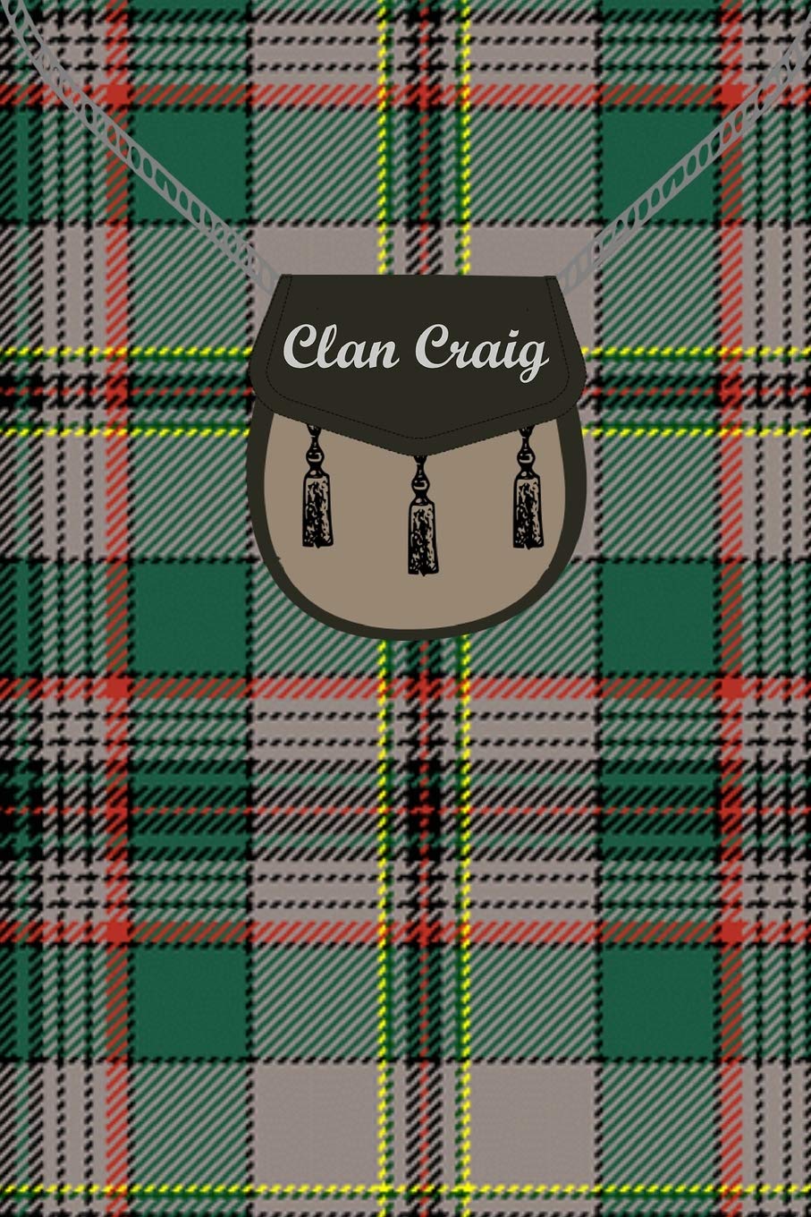 Clan Craig Tartan Journal/Notebook
