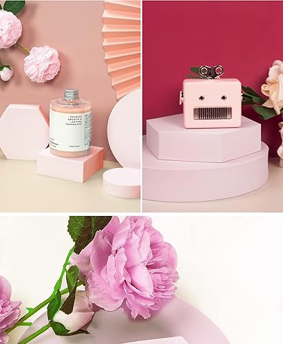 Miniatura 5 de 10 piezas de diseño original producto fotografía fondo apoyo, impermeable duro yeso cubo piedras con agujeros accesorios para sesión de fotos