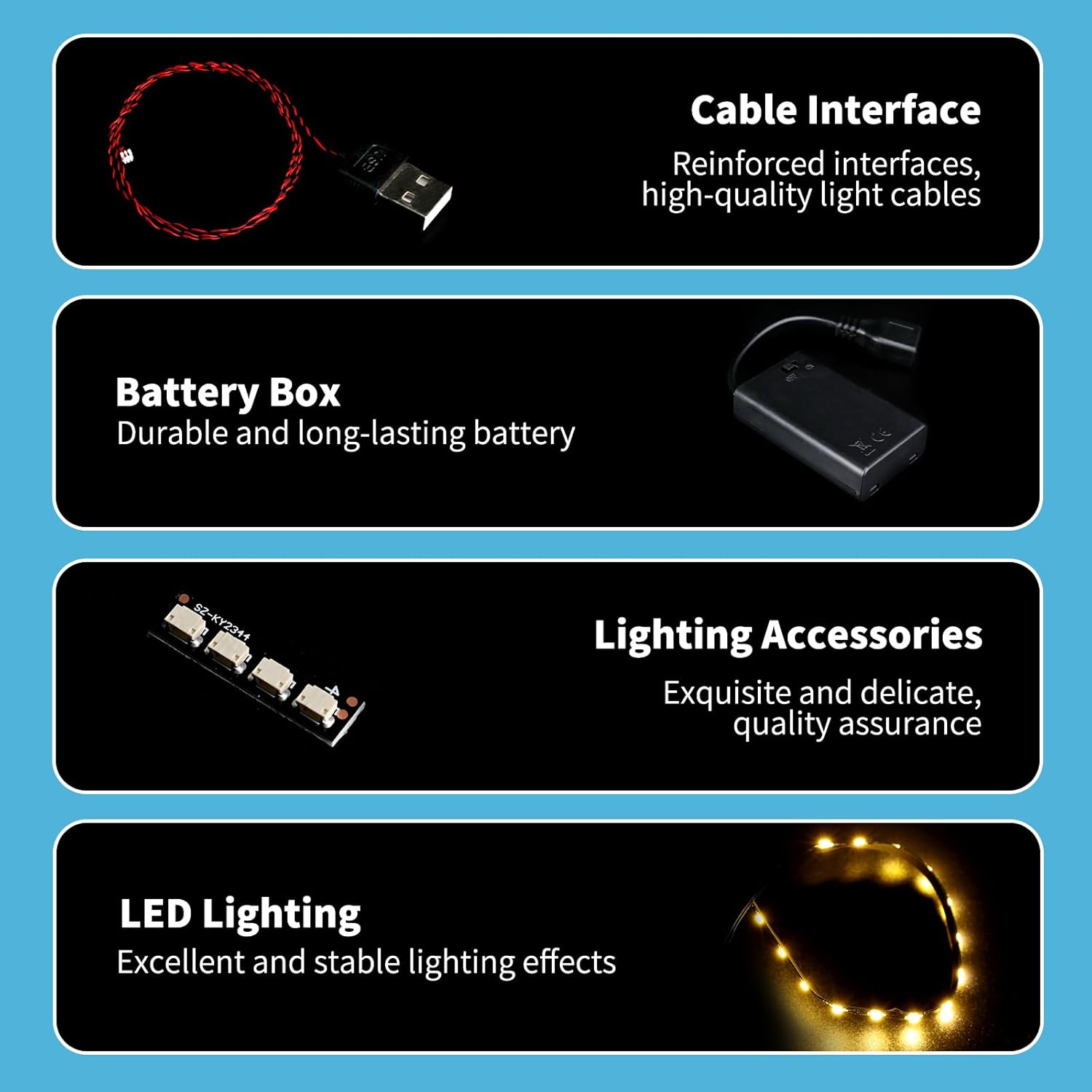 BrickSoul Led Light Kit for Leg0 10342 Botanicals Pretty Pink Flower Bouquet Building Set